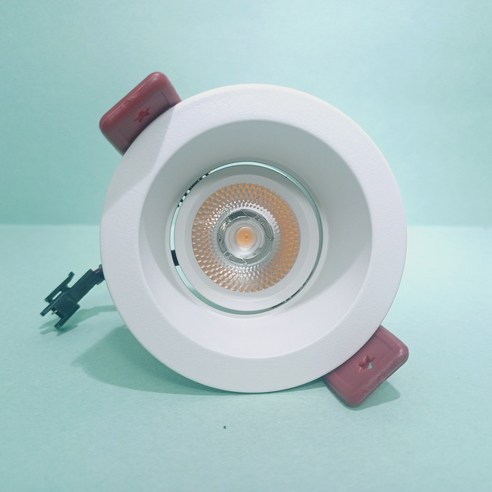 황제라이팅 LED 2인치 다운라이트 EL-9261 COB 거실 천장 주방 인테리어 매립등, 주백색4000K_아이보리빛, 1개, 화이트