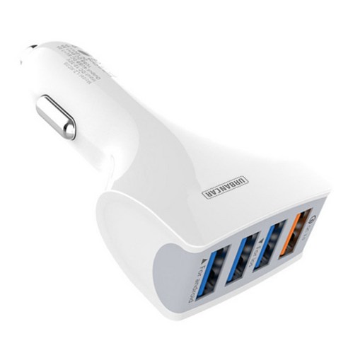 어반카 차량용품 USB 4구 고속충전기, BK352, 블랙