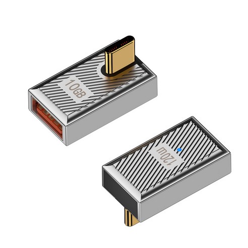 USB3.0 AF to C타입 PD 120W 꺽임 젠더 JA262, 본상품선택, 1개