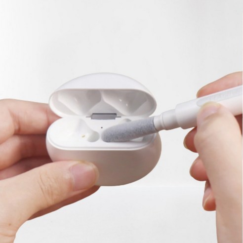 컴퓨터 먼지 청소솔키트 보청기 청소펜 먼지털이 클리너, 화이트, 1개