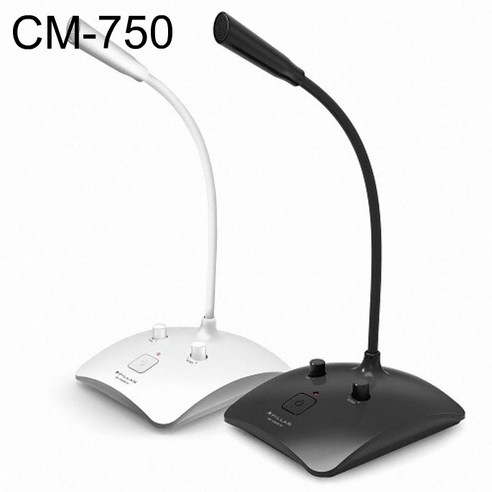 CM-750 USB PC 마이크 게이밍마이크 MIC 컴퓨터, 화이트