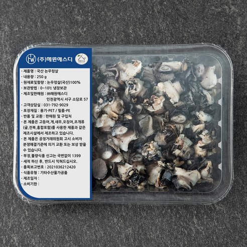 살맛나요 국내산 논 우렁살 (냉장), 180g, 1개