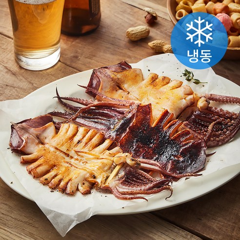 바다온 포항시 인증 구룡포건조 원양산 반건조 오징어 5미 (냉동), 550g (5미), 1개