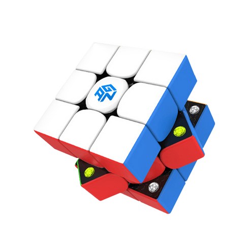 간즈큐브 간356M 3X3X3 간 스피드 마그네틱 큐브, 라이트, 1개
