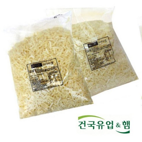 건국유업 모짜렐라치즈1kg x 1팩/자연산피자치즈/무배