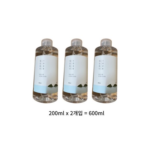 라운드랩 독도 토너, 600ml, 2개