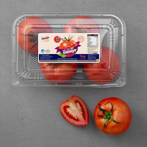 스윗토 스테비아 완숙토마토, 1kg, 2개