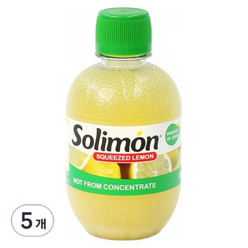 코스트코 SOLIMON 스퀴즈드 레몬주스 1Lx2(착즙), 1L, 2개