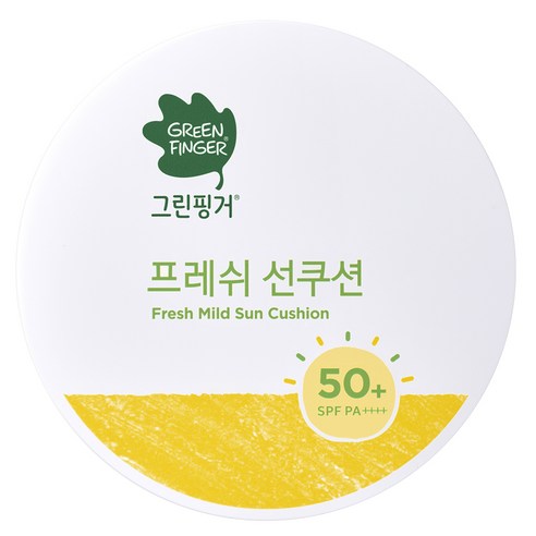그린핑거 프레쉬 마일드 유아 선쿠션 SPF50+ PA++++, 24g, 20set