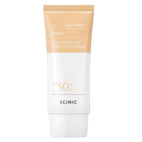 싸이닉 수분 톤업 파데스킵 선크림 SPF+ PA++++, 50g, 3개