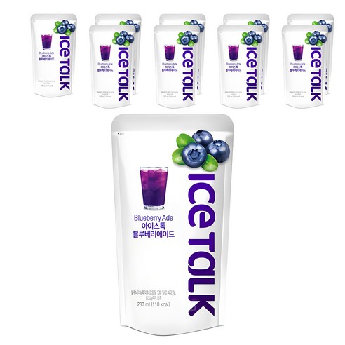 아이스톡 블루베리 에이드, 230ml, 50개