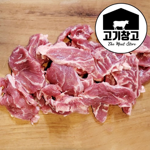 돼지 볼살 500g 저지방돼지고기/돼지뽈살/순대국/수육/보쌈/구이/헬스/다이어트/몸짱/운동, 1개, 슬라이스 500g