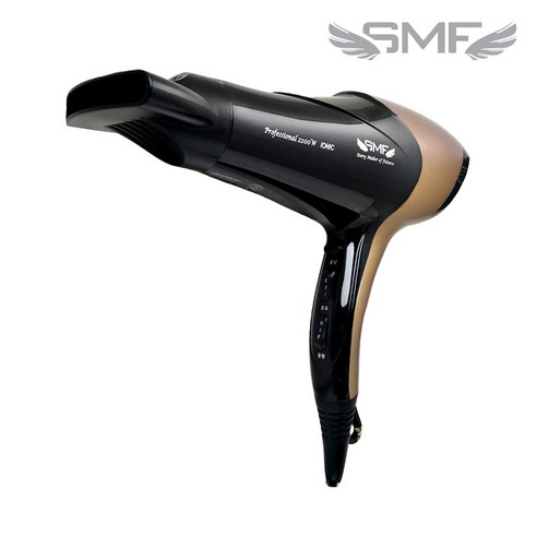 SMF 유럽인증 7단조절 2200W 슈퍼 드라이기 SMF-2202AH, 화이트골드, SMF-2202AH(화이트골드)