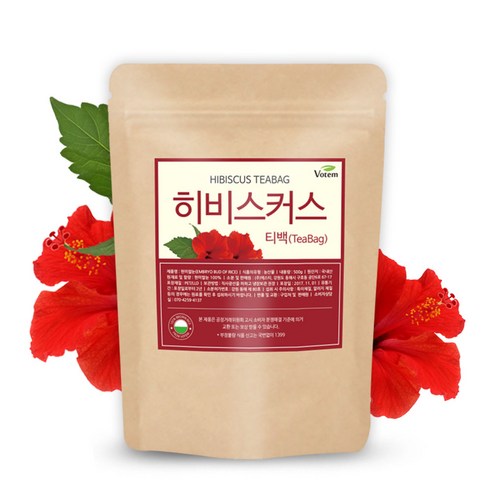 보탬 히비스커스 삼각 티백차, 1.2g, 100개입, 17개