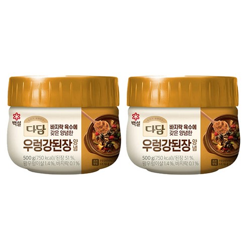 CJ 다담 우렁강된장 500g (9800원이상, 1개