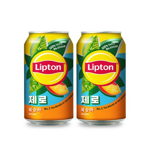 립톤아이스티 복숭아 355ml, 8개