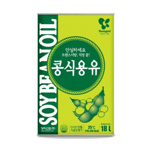 식용유 영미 영미콩식용유 18L 대두, 5개