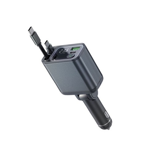 GC08-릴타입 고속충전기-PD65W 12~24V 전차종 4in1 초고속 충전볼트게이지