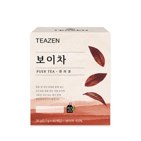 티젠 보이차, 0.7g, 100개입, 7개