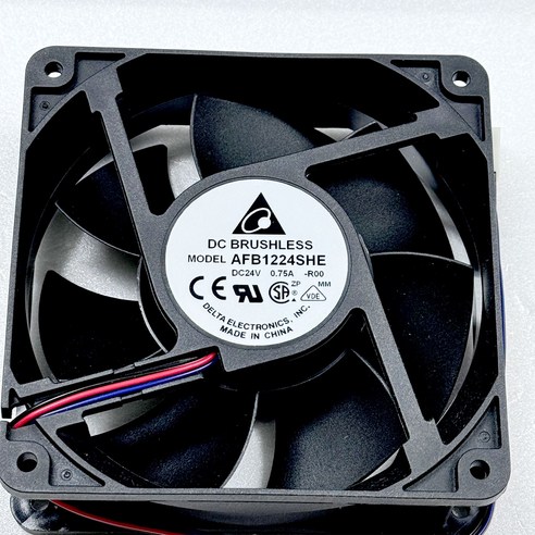 DELTA 냉각팬 AFB1224SHE DC24V 0.75A 12038 120x38mm 델타 쿨러 냉각팬