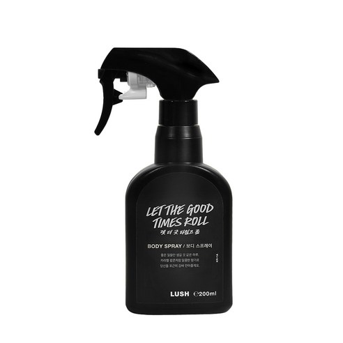 러쉬 렛 더 굿 타임즈 롤 보디 스프레이 카라멜 팝콘향, 200ml, 1개