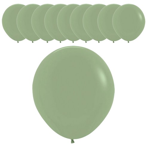 셈퍼텍스 풍선 45cm, 유칼립투스, 10개