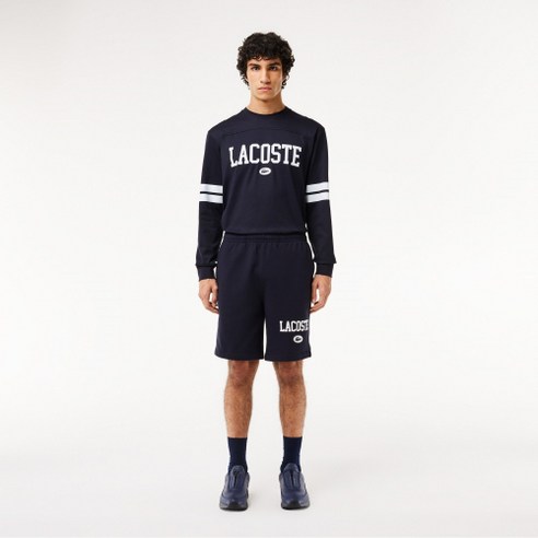 라코스테 LACOSTE 남성 프렌치 테리 쇼츠 [다크네이비]204777