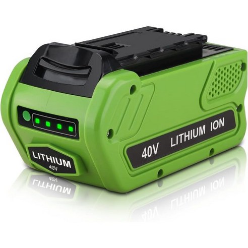 6.0Ah 40V 리튬 29462 29472 Greenworks 배터리용 배터리 교체 G-MAX 전동 공구 29252 202022262 25312 25322 20642 22272
