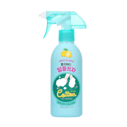 온더바디 발을씻자 레몬 민트 코튼풋샴푸 385ml 1개