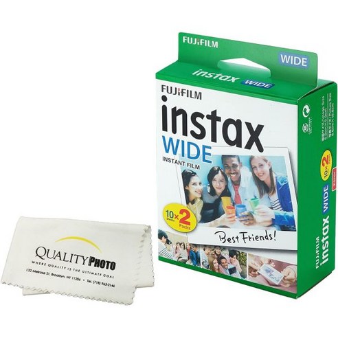 후지필름 instax Wide 300 200 210 카메라에서 후지필름과 함께 사용할, 20 Films