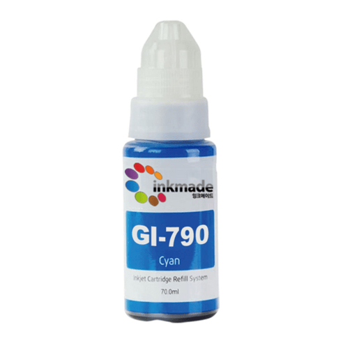 캐논 GI-790 호환잉크 G1000 G1010 G2000 G2002 G2010 G2012 G3000 G3010 G3012 G4010, 1. 검정호환잉크, 1개