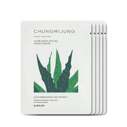 청미정 알로에 마스크팩 25g 5장 세트, 1개, 1개