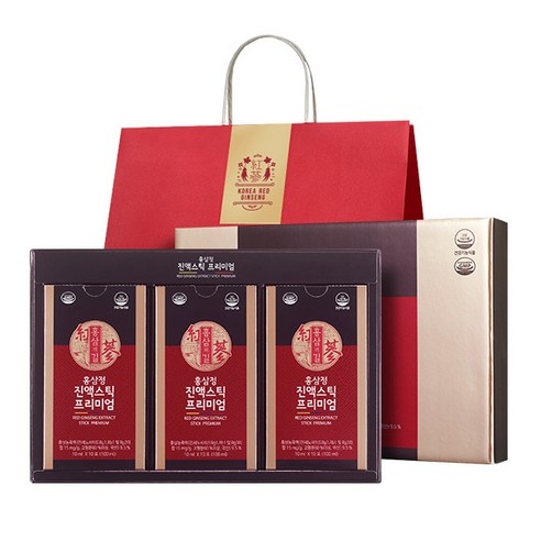 홍삼의길 홍삼정진액스틱 프리미엄 10ml x 30p + 쇼핑백, 30개