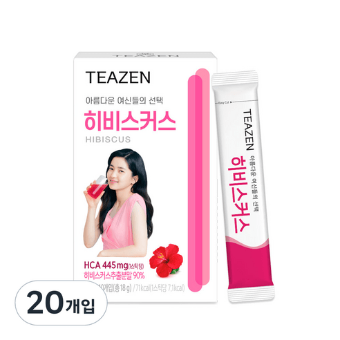 티젠 히비스커스 워터믹스 허브차, 1.8g, 10개입, 7개