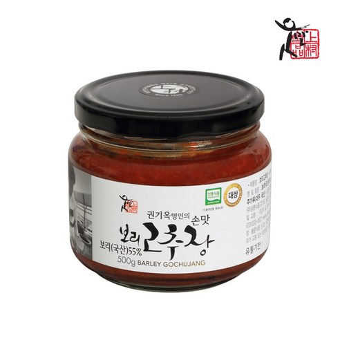 [식품명인 권기옥] 보리고추장 500g/980g 골라담기, 500g, 1개