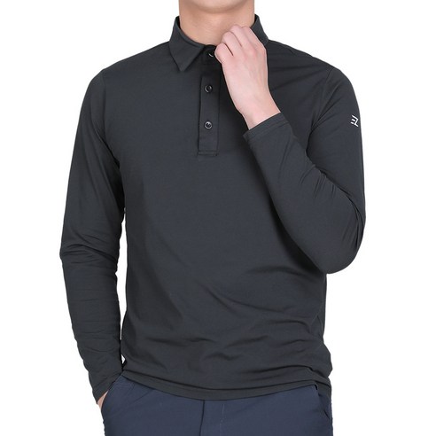[스타일랑] 남성 여름 긴팔 카라티_디베이스 티셔츠 / 골프 등산복 추천