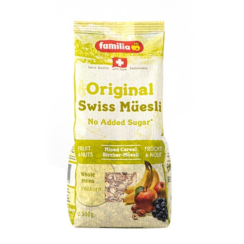 라이브잇 패밀리아 스위스 오리지날 무슬리, 500g, 5개