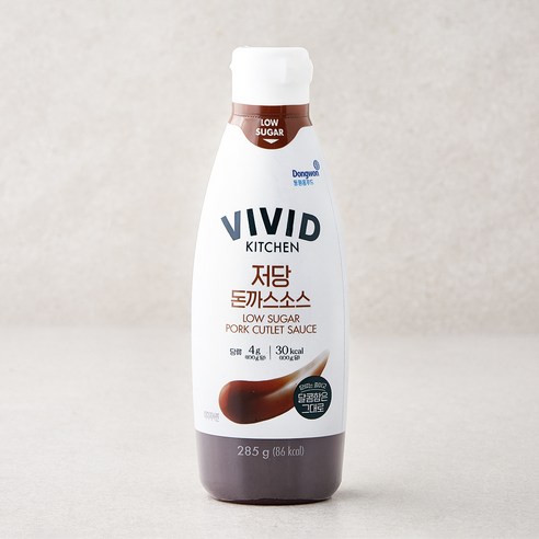 비비드키친 저당 돈까스 소스, 285g, 3개