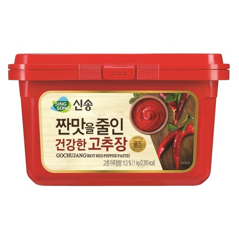 짠맛줄인 건강한 고추장, 2kg, 2개