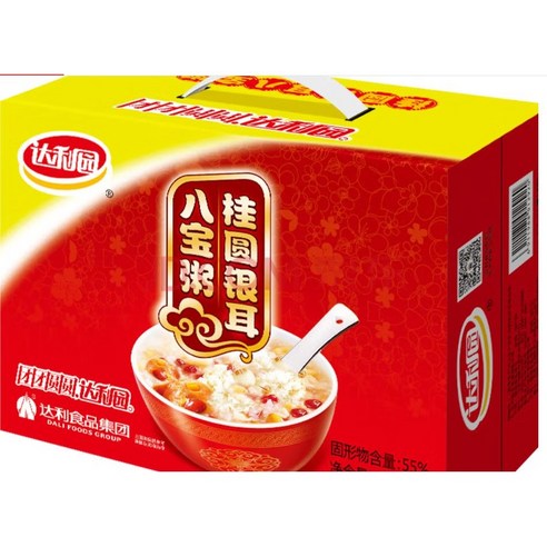 이거저거 중국식품 다리원 팔보죽 소화잘되는 영양죽 12캔 360g, 24개, 팥*흑미고구마