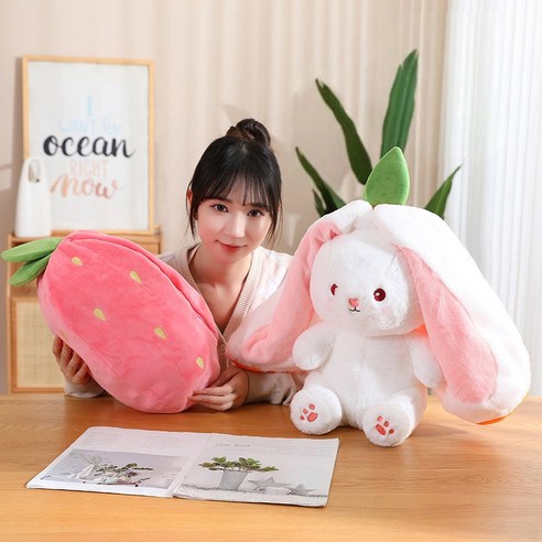 보니하우스 과일로 변하는 딸기 토끼 당근 토끼, 당근토끼