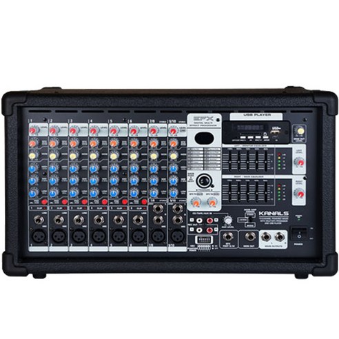 파워드 믹서 앰프 카날스 EMP-(500/800/1300) 전문가용 - STM, EMP-1300