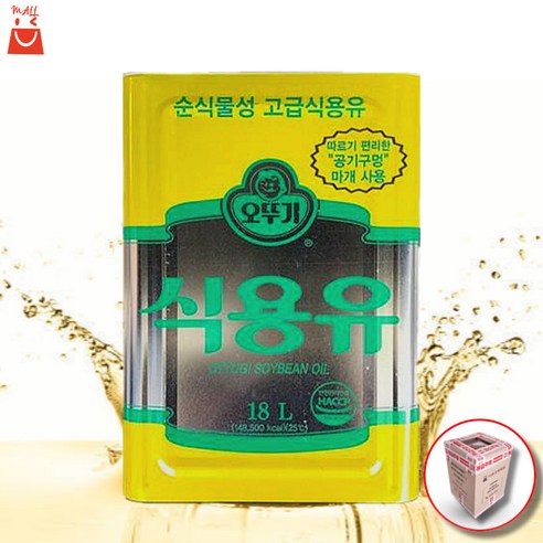 오뚜기 콩기름, 18L, 5개