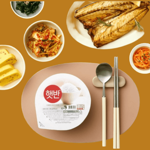 햇반 흑미밥, 210g, 36개입