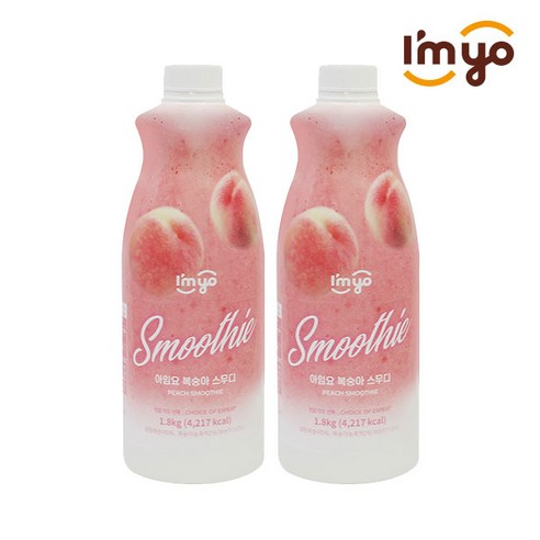아임요 야채 과일 카페 재료 여름 과채 착즙 주스 주스 음료 복숭아 스무디 1.8kg