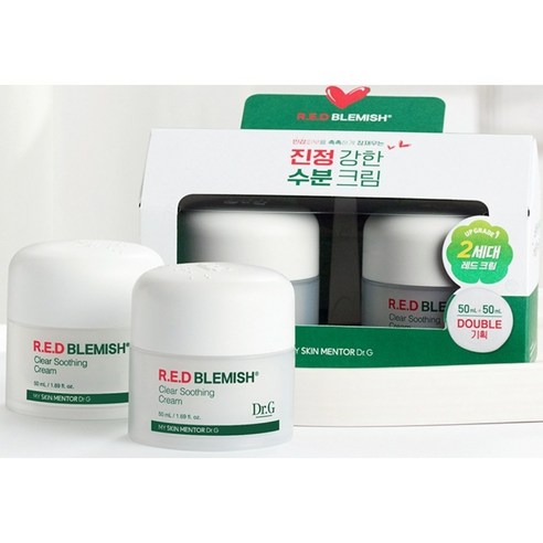 닥터지 레드 블레미쉬 클리어수딩크림 50ml 듀오 세트, 2세트