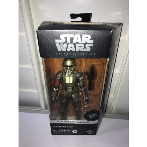 Hasbro Star Wars 만달로리안 블랙 시리즈 SHORETROOPER 탄화되지 않은 민트