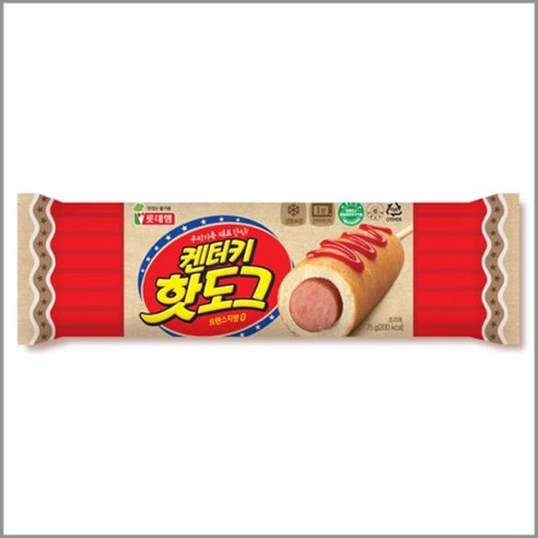 롯데 켄터키 핫도그, 70g, 20개