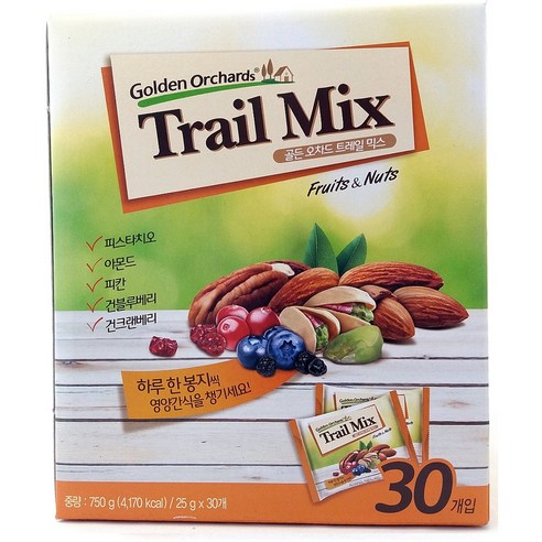 코스트코 트레일 믹스 후르츠 앤 넛 750G(25G X 30) / 하루견과 건강한간식, 750g, 1개