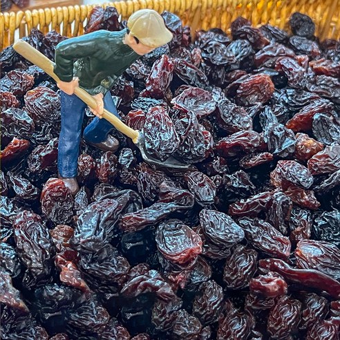 농가살리기 설탕을 사용하지 않은 달콤한 씨없는 점보 건포도, 1박스, 1kg